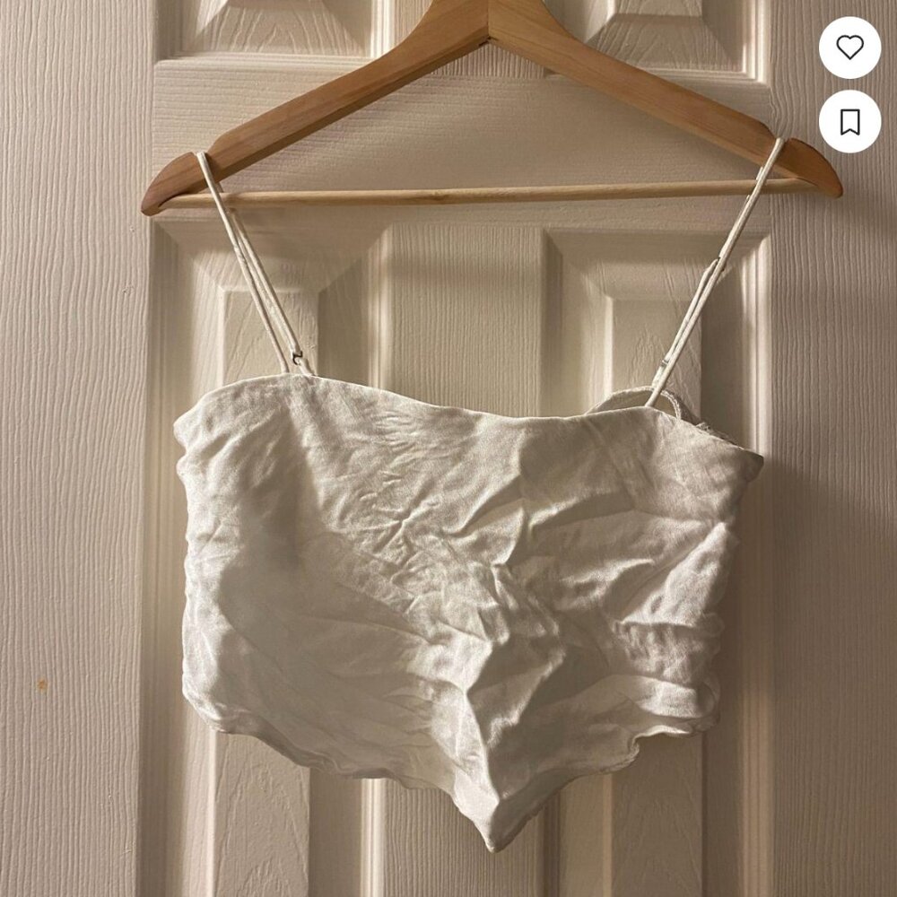 Zara handkerchief crop top